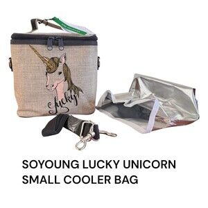 SoYoung Lucky Unicorn Kids Insulated Cooler Lunch Bag